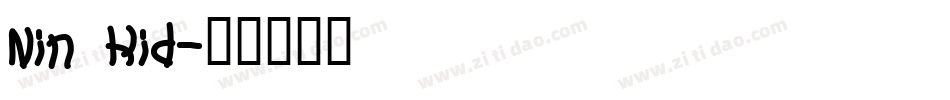 Nin Kid字体转换